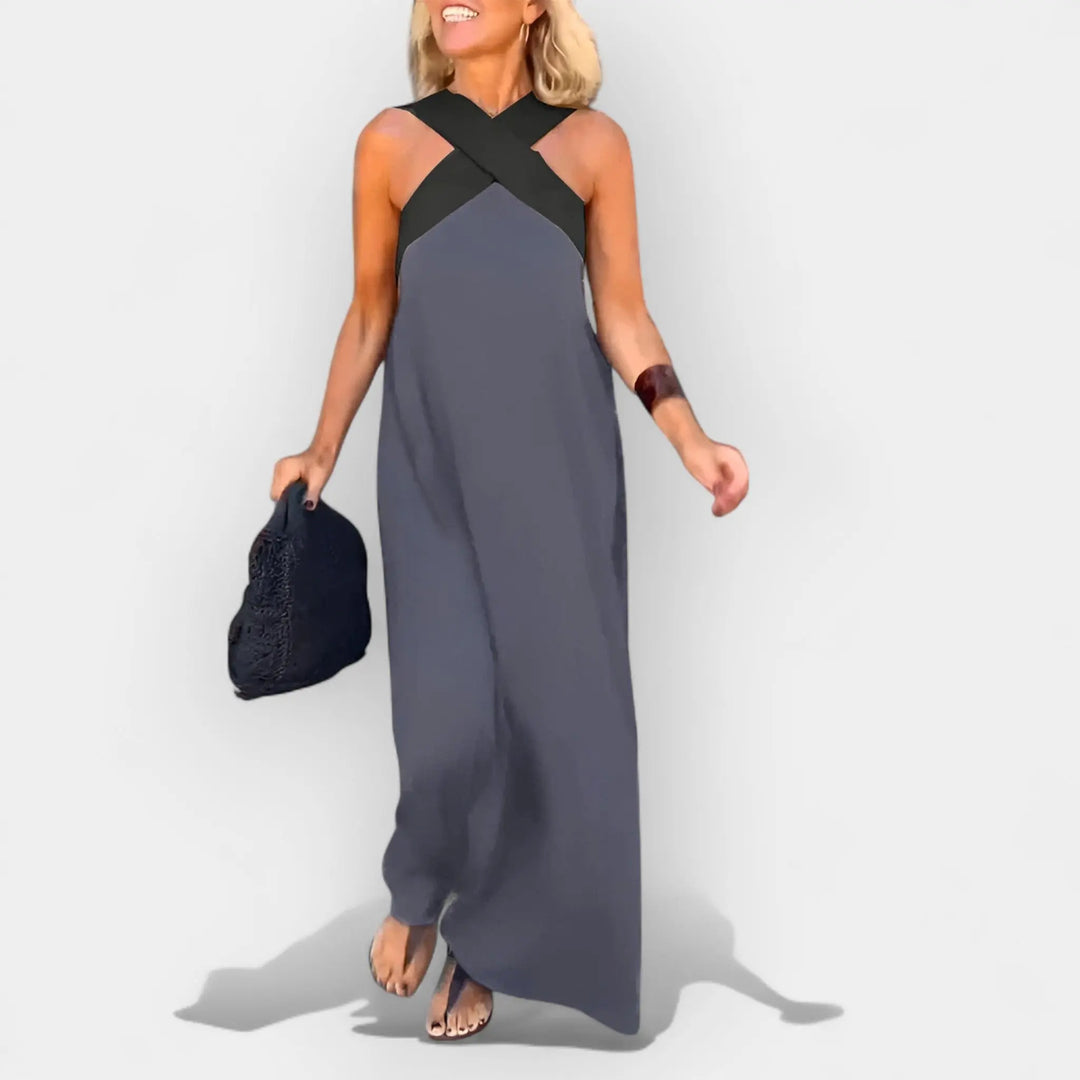 Airy Dress with Wrap Neckline Jasmine's Boutique Australia