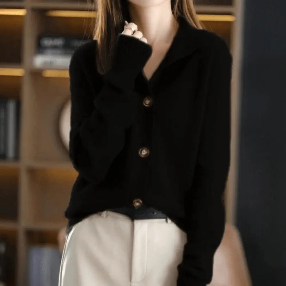 Elegant Soft-Touch Button Cardigan Jasmine's Boutique Australia