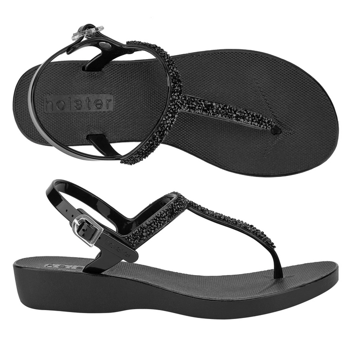 Riviera Wedge - Black Jasmine's Boutique Australia