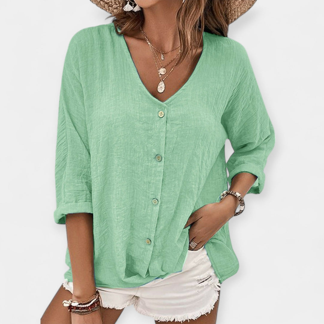 Linen T-Shirt Jasmine's Boutique Australia