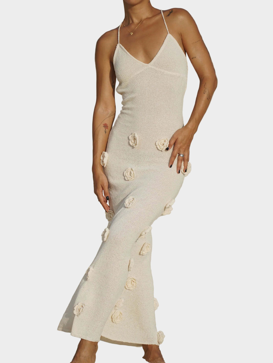 Knitted Floral Maxi Dresses Jasmine's Boutique Australia
