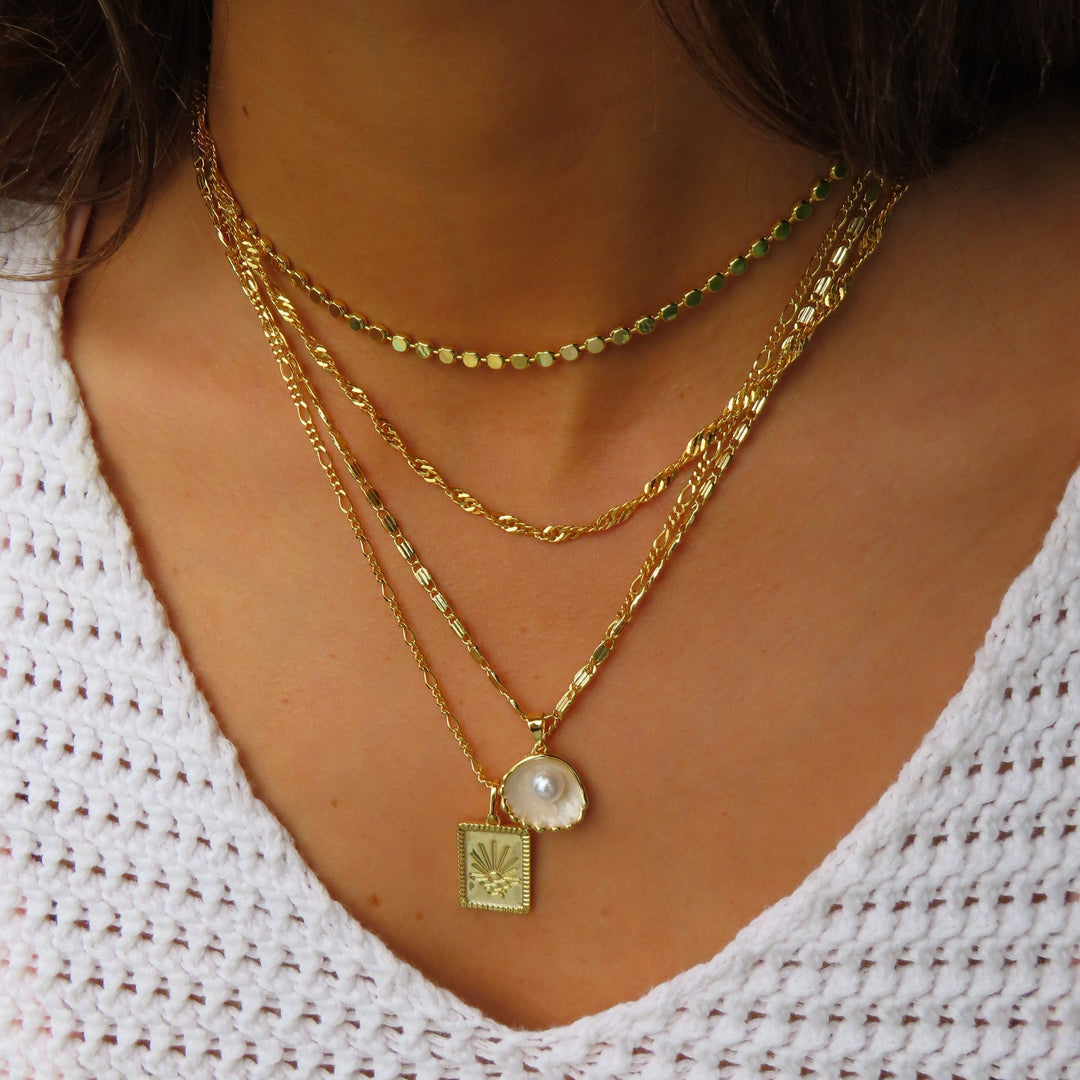 Sun Design Necklace Jasmine's Boutique Australia