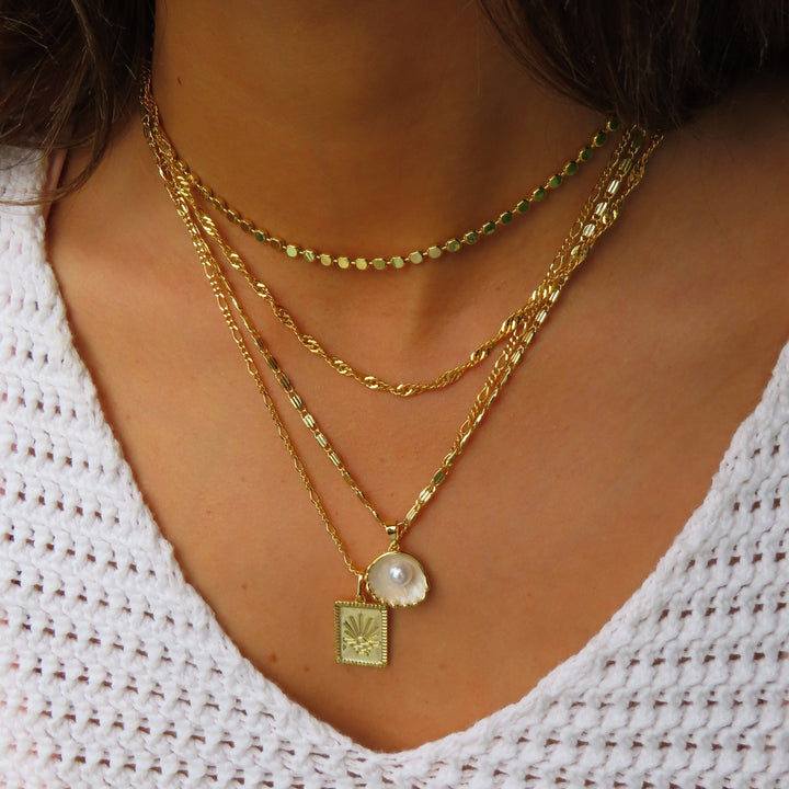 Sun Design Necklace Jasmine's Boutique Australia