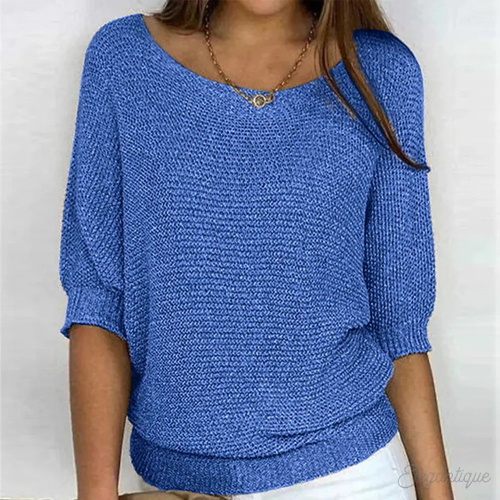 Sapphire Breeze Knit Top Jasmine's Boutique Australia