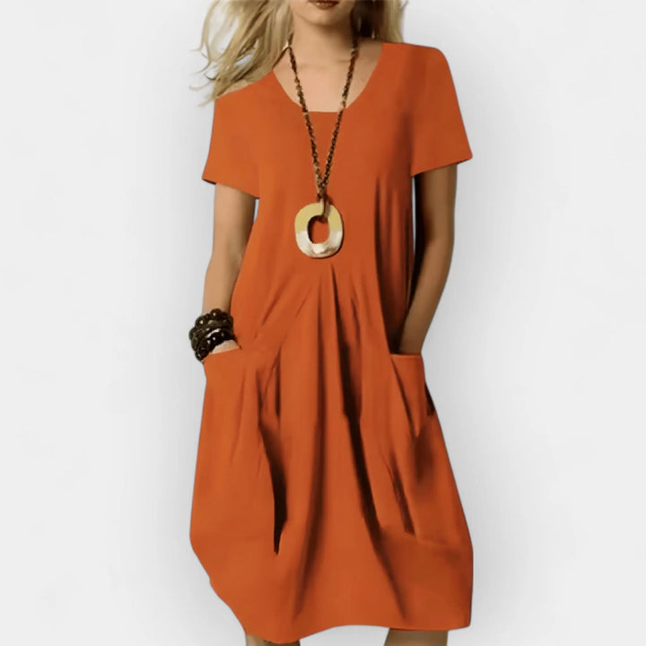 Flattering Cotton Dress Jasmine's Boutique Australia
