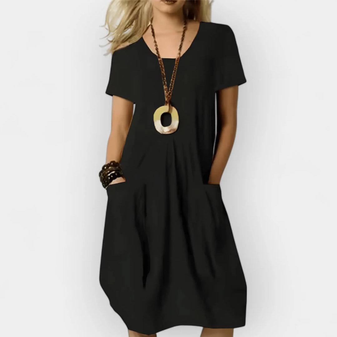 Flattering Cotton Dress Jasmine's Boutique Australia