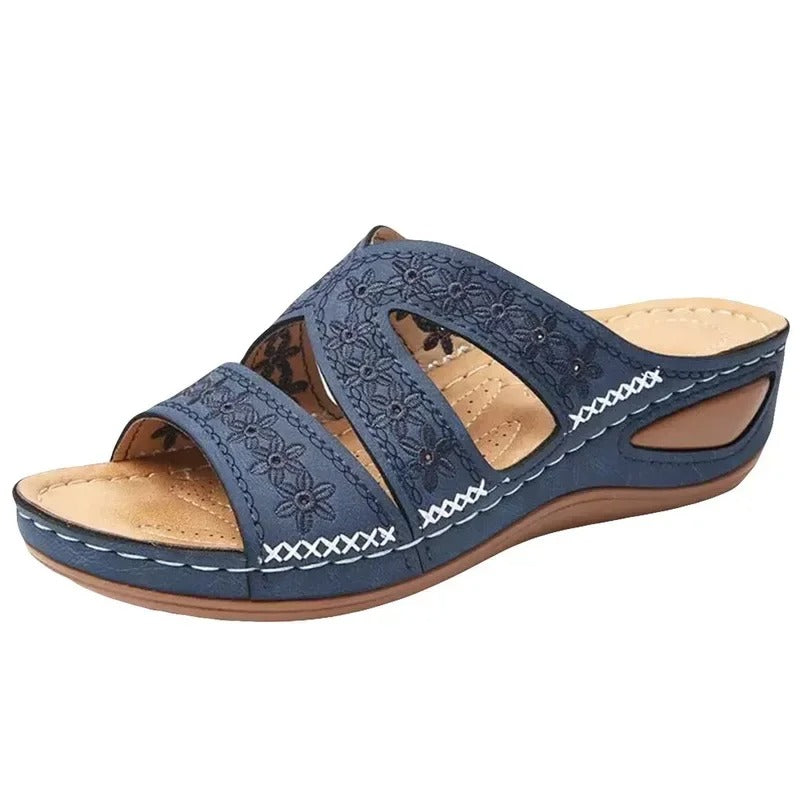 Cutout Comfort Slip-On Sandals Jasmine's Boutique Australia