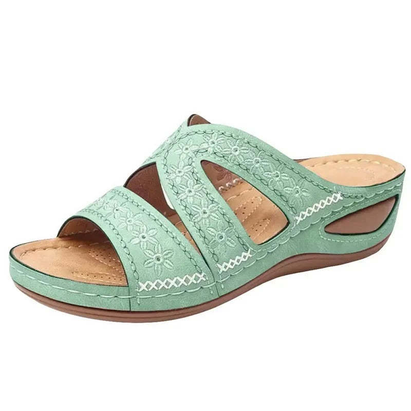 Cutout Comfort Slip-On Sandals Jasmine's Boutique Australia