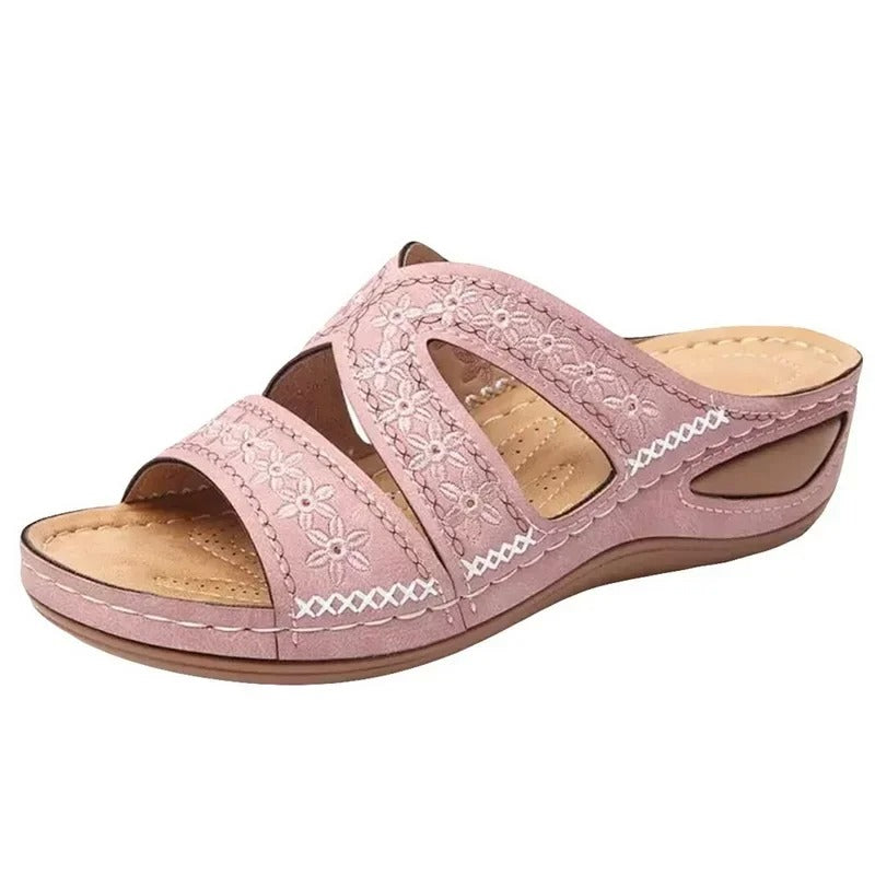 Cutout Comfort Slip-On Sandals Jasmine's Boutique Australia