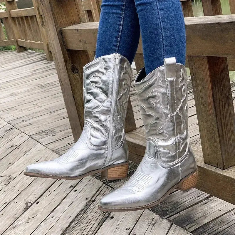 Rose Sunset Western Boots  html Copy Edit Jasmine's Boutique Australia