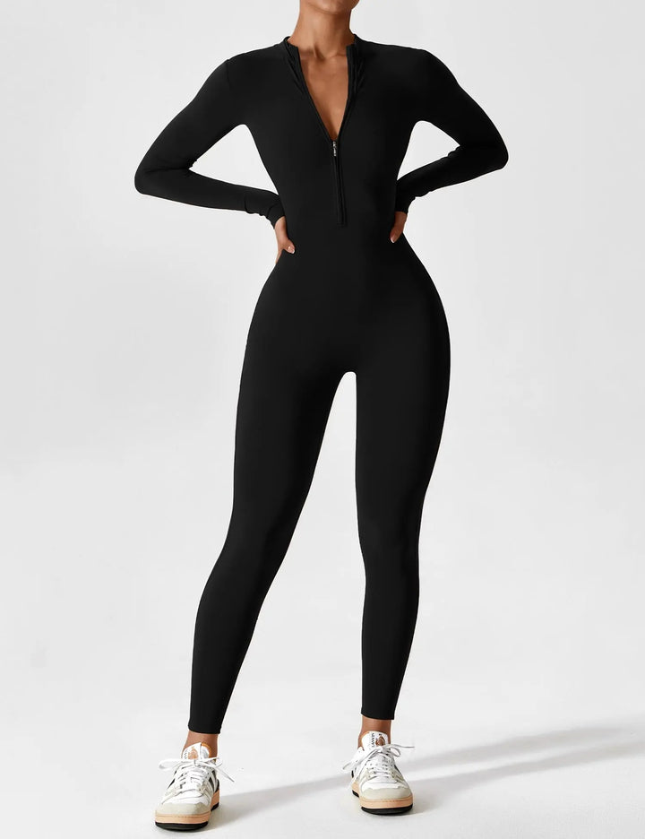 SleekFlex Zip-Up Jumpsuit Jasmine's Boutique Australia
