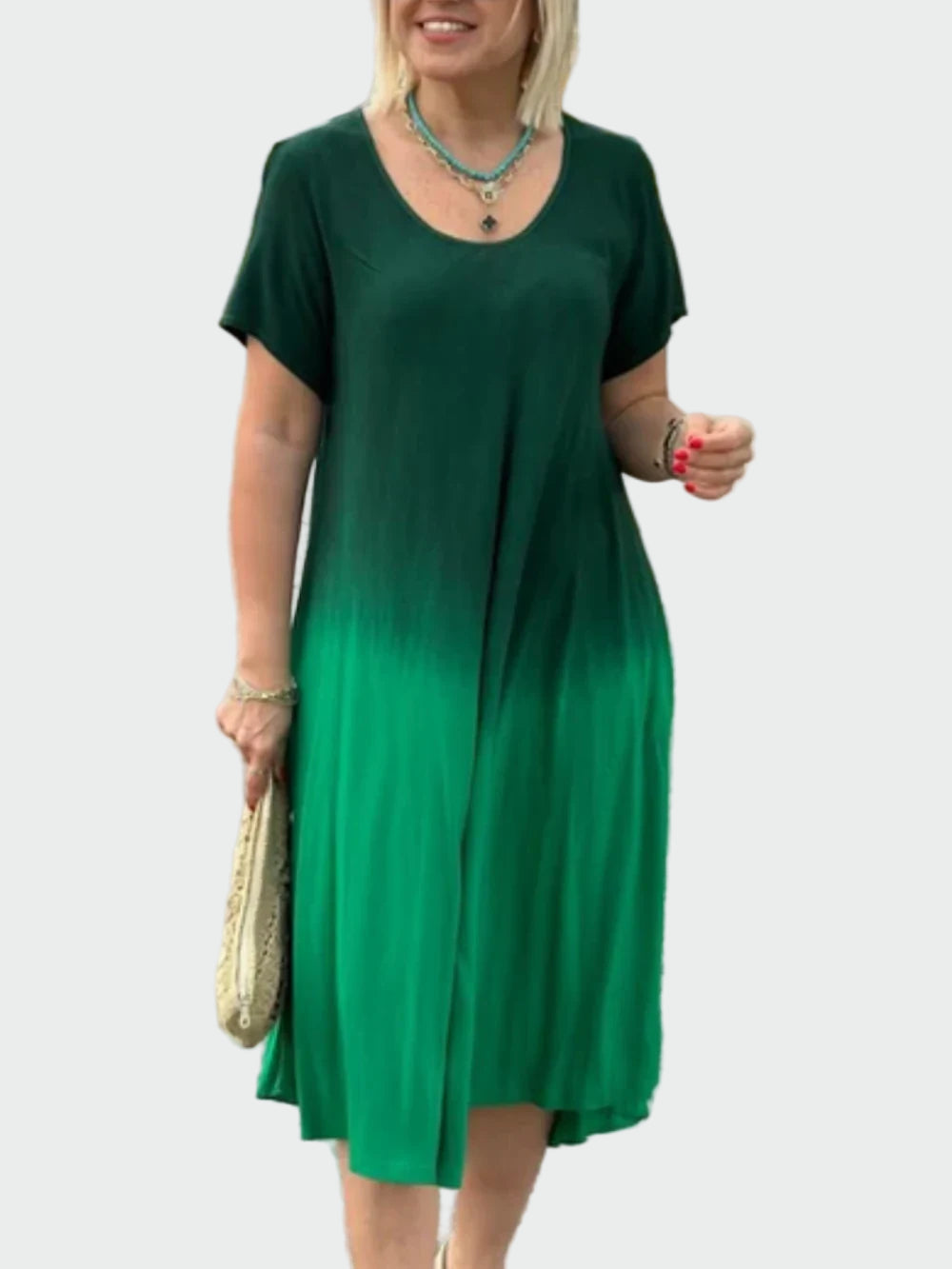 Tie Dye Gradient Flare Dress Jasmine's Boutique Australia