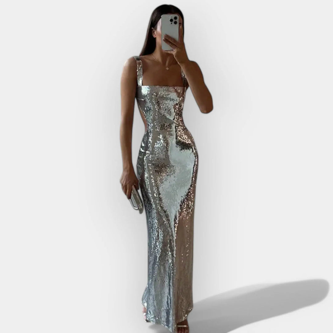 Shiny Maxi Dress Jasmine's Boutique Australia