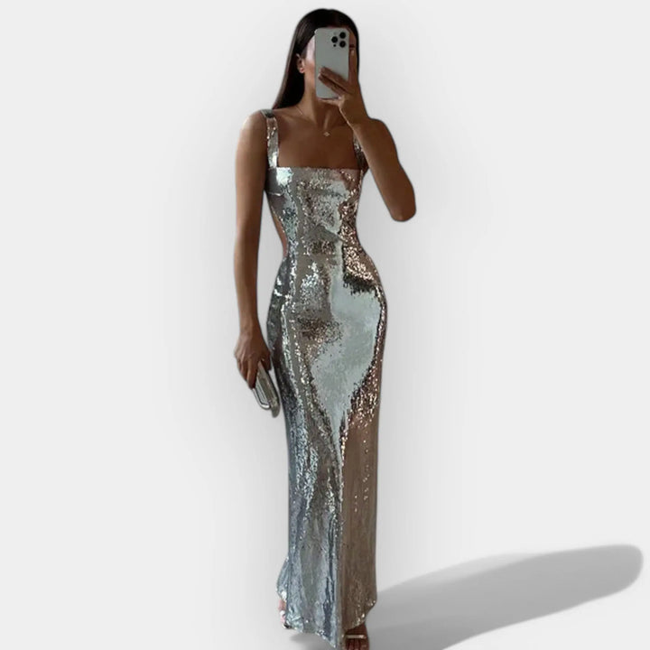 Shiny Maxi Dress Jasmine's Boutique Australia