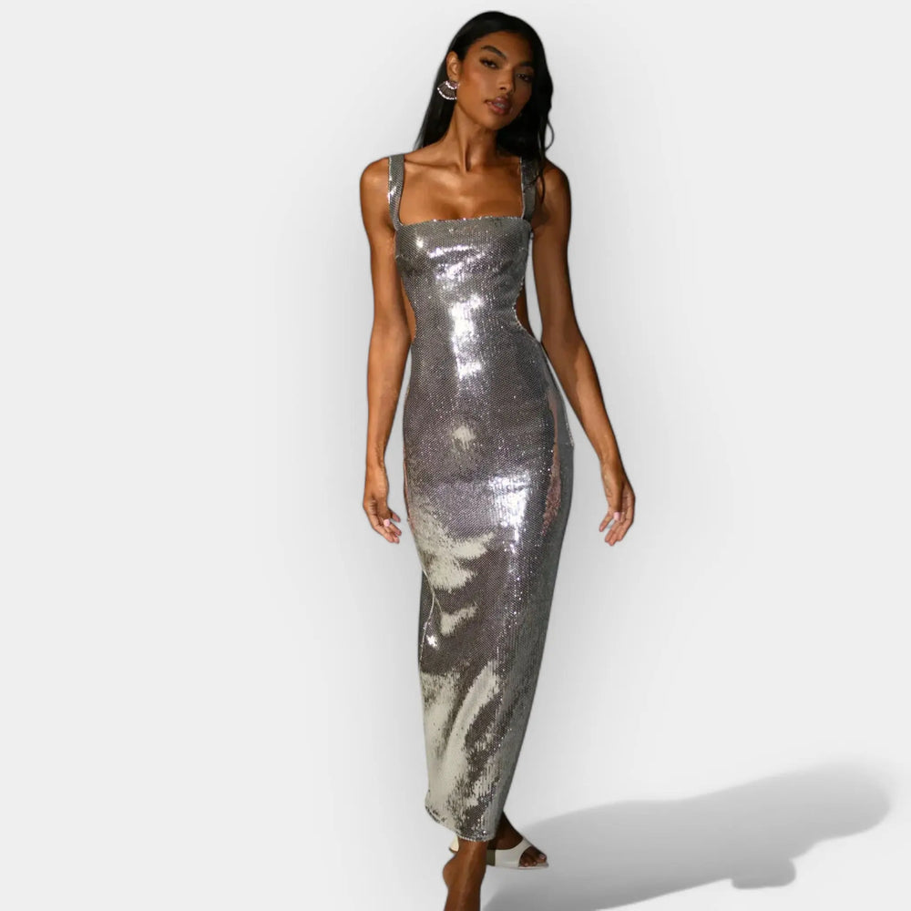 Shiny Maxi Dress Jasmine's Boutique Australia