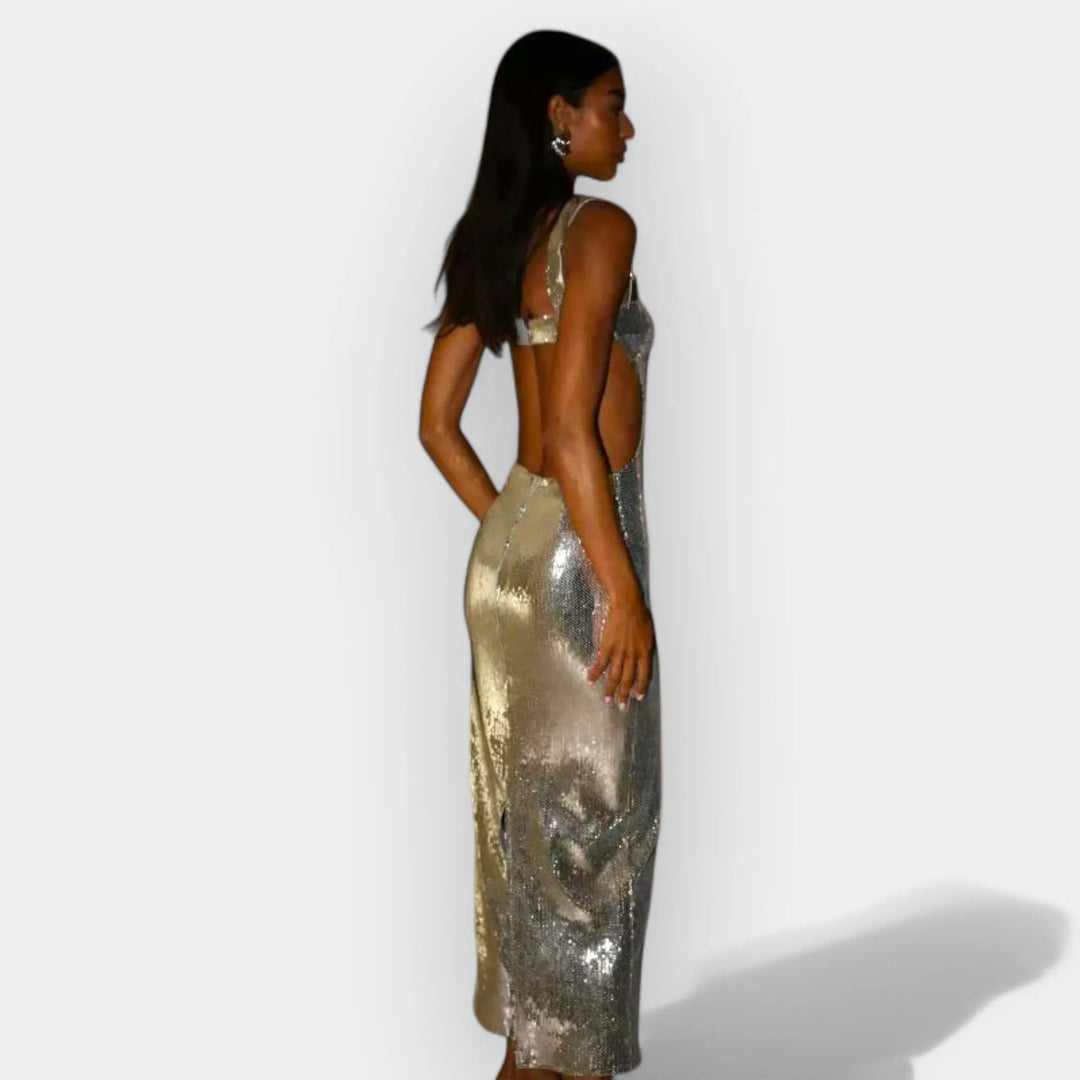 Shiny Maxi Dress Jasmine's Boutique Australia