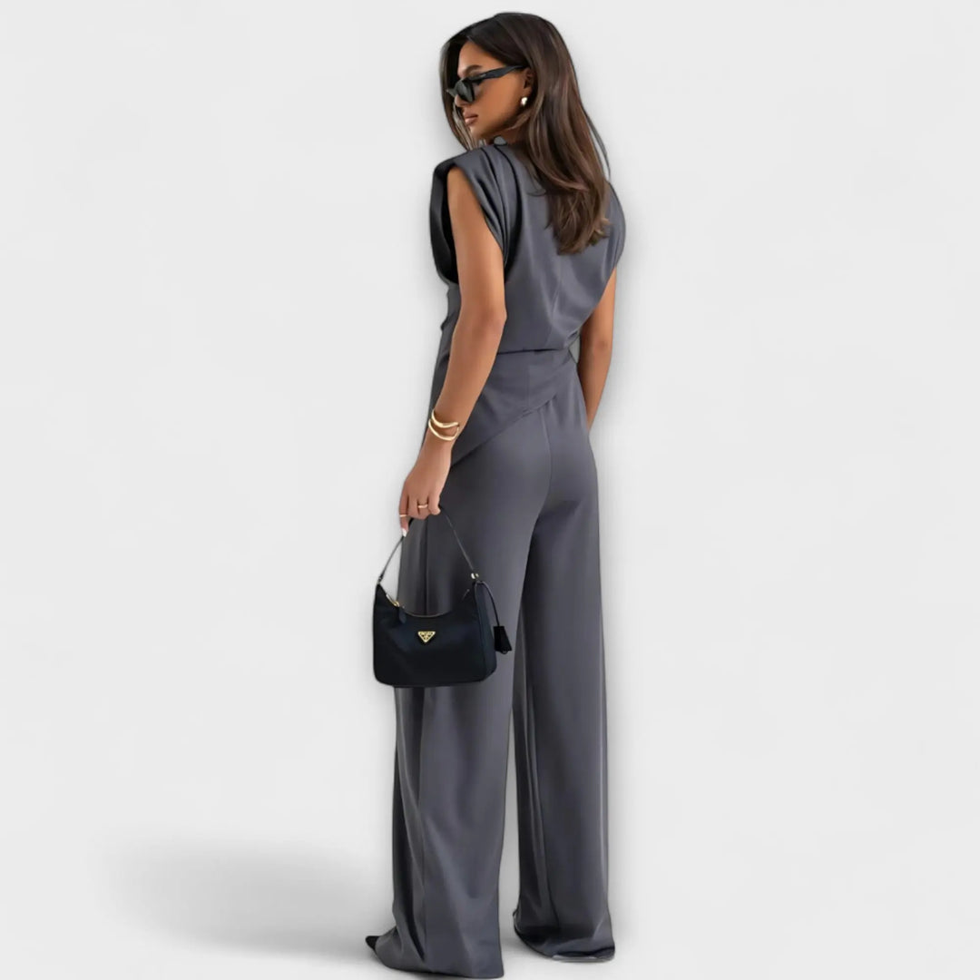 Asymmetrical Set with Dramatic Shoulders Jasmine's Boutique Australia