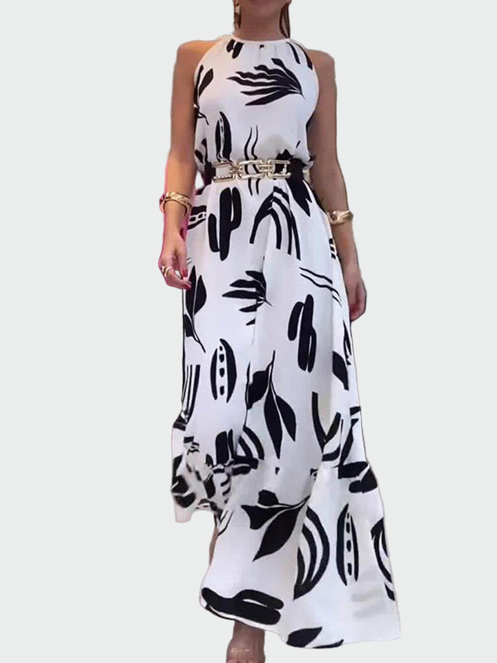 Neck Tie Loose Maxi Dress Jasmine's Boutique Australia