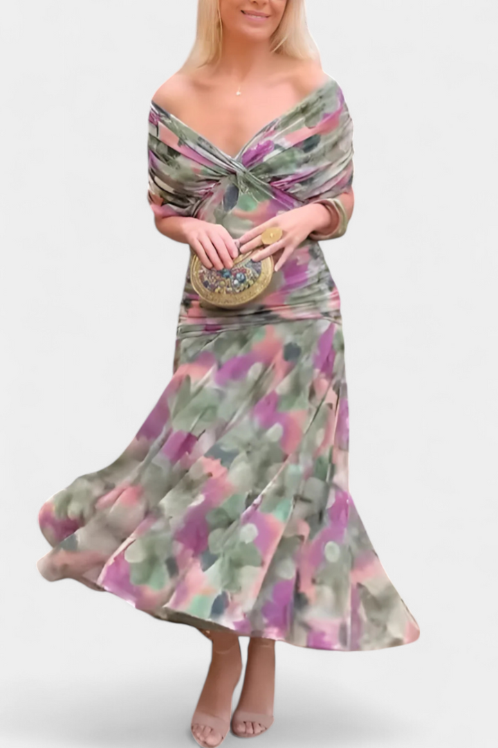 Aurora Floral Elegance Maxi Dress Jasmine's Boutique Australia