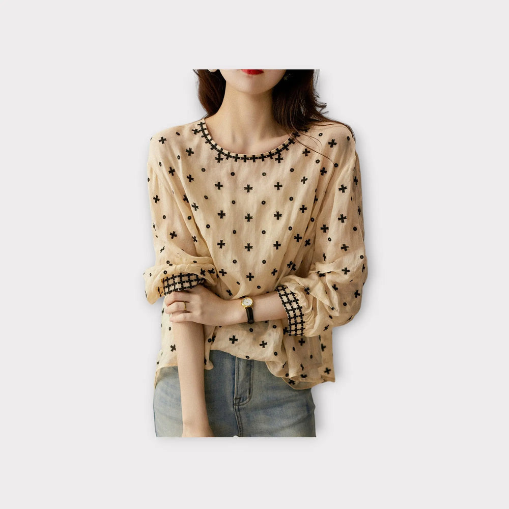 Lightweave Bohemian Blouse Jasmine's Boutique Australia