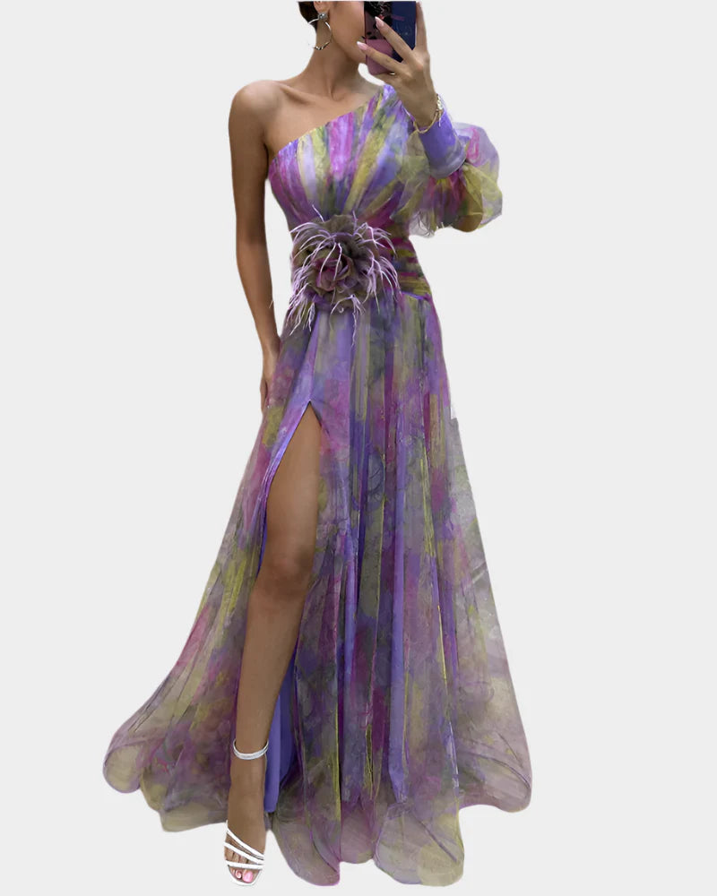 Romantic Dress with Slit Jasmine's Boutique Australia