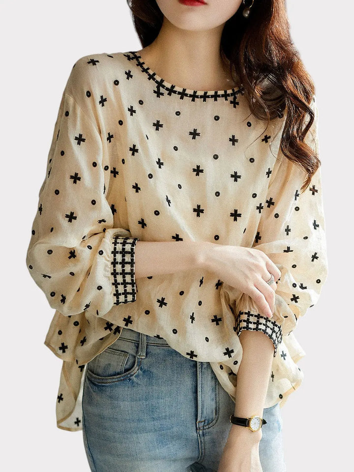 Crossweave Charm Blouse Jasmine's Boutique Australia