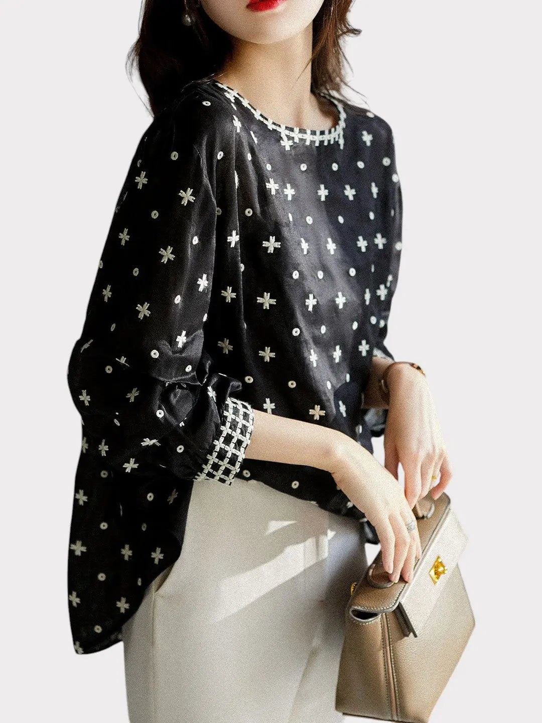 Crossweave Charm Blouse Jasmine's Boutique Australia