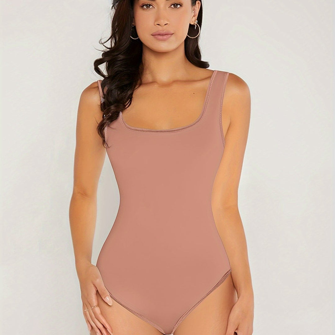 Sleeveless Bodysuit with Square Neckline Jasmine's Boutique Australia