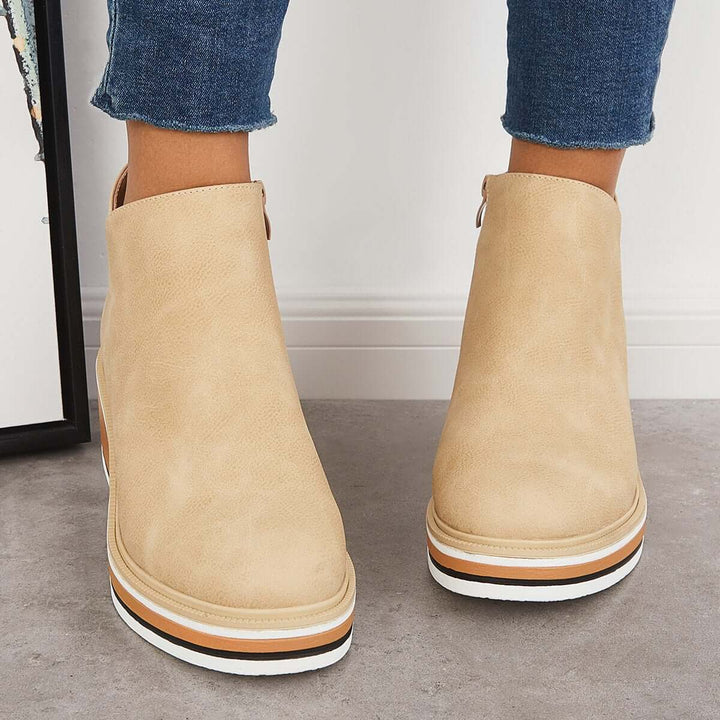 Eclipse Rise Wedge Ankle Boots Jasmine's Boutique Australia