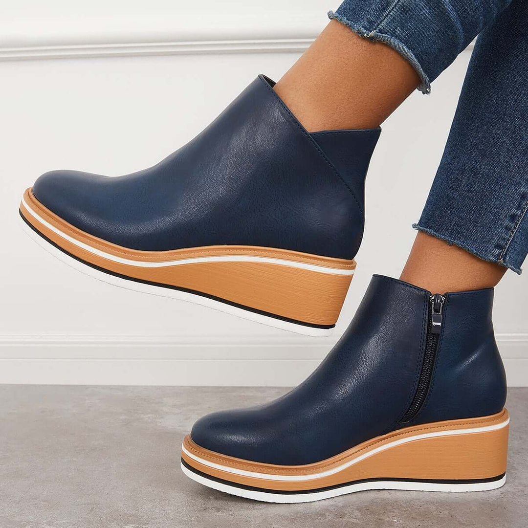 Eclipse Rise Wedge Ankle Boots Jasmine's Boutique Australia