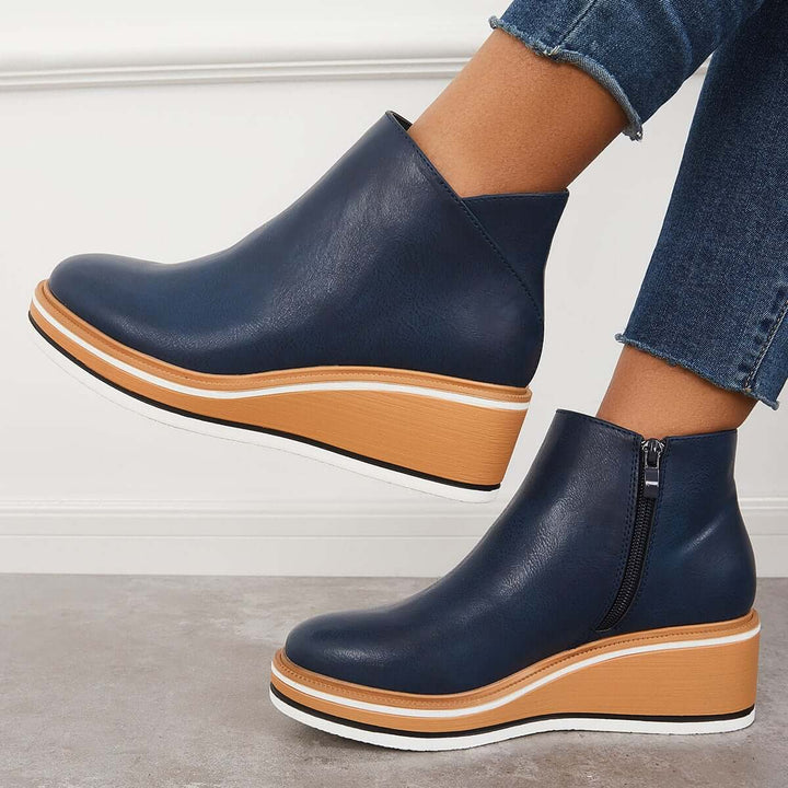 Eclipse Rise Wedge Ankle Boots Jasmine's Boutique Australia