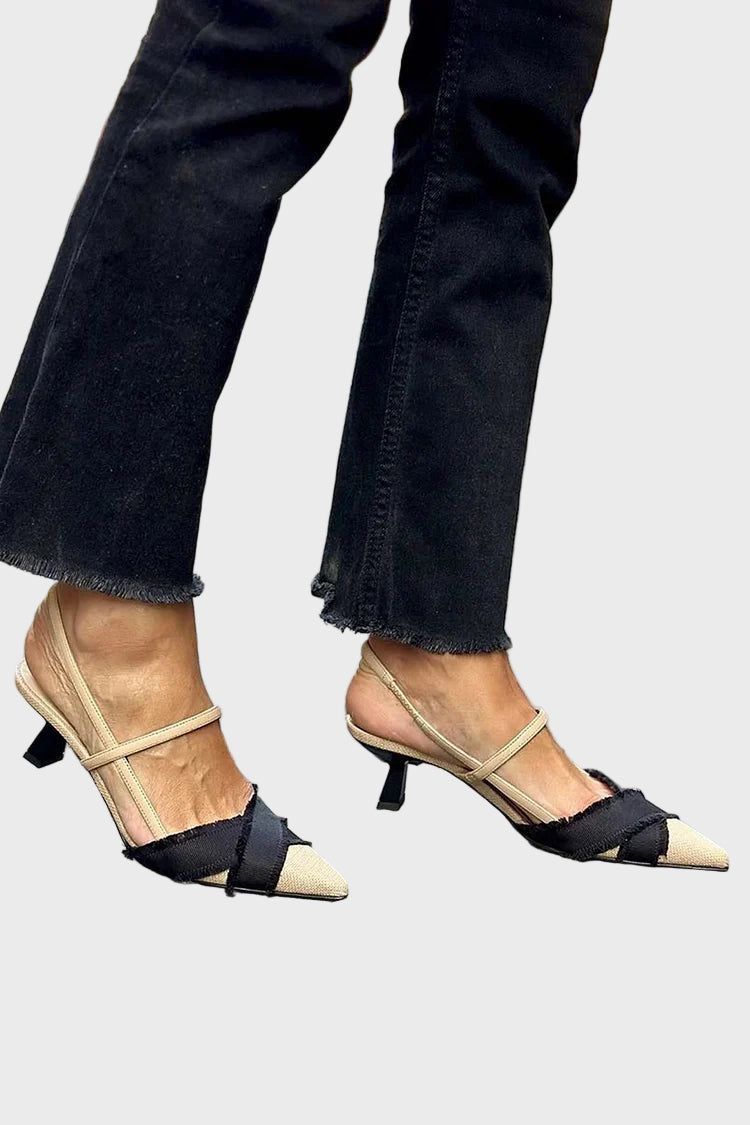 woven grace slingback heels Jasmine's Boutique Australia