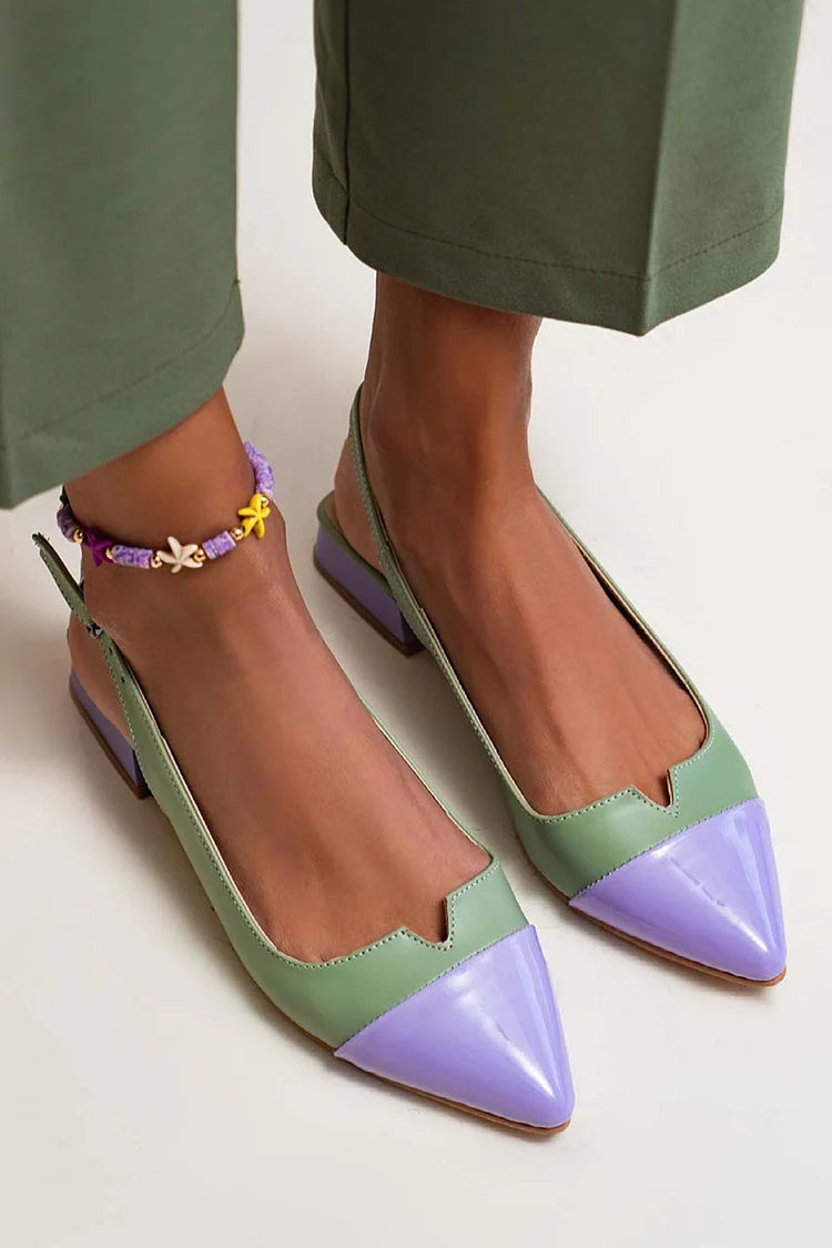 Pastelle Duo Slingback Flats Jasmine's Boutique Australia