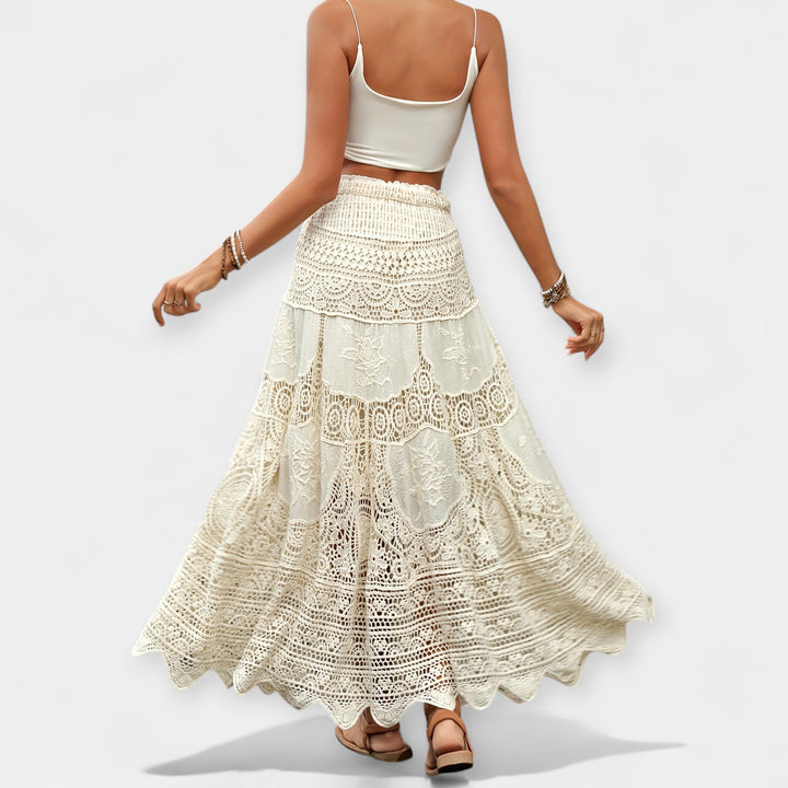 Ethereal Crochet Maxi Skirt Jasmine's Boutique Australia