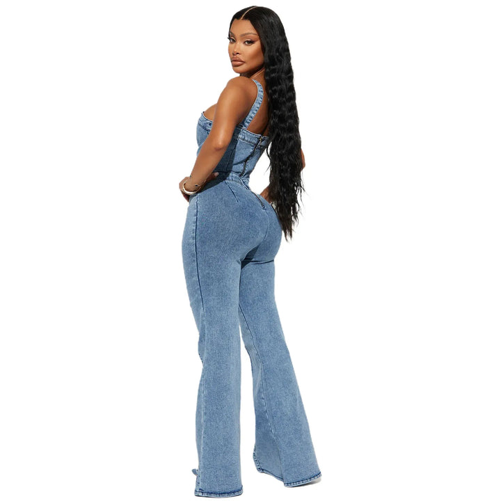 Retro Chic Denim Jumpsuit Jasmine's Boutique Australia