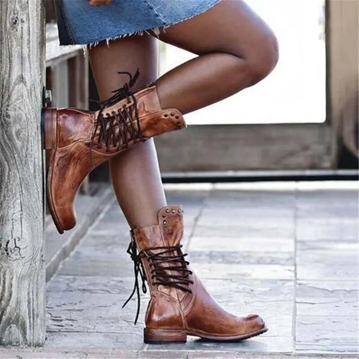 Rustic Trails Lace-Up Boots  html Copy Edit Jasmine's Boutique Australia