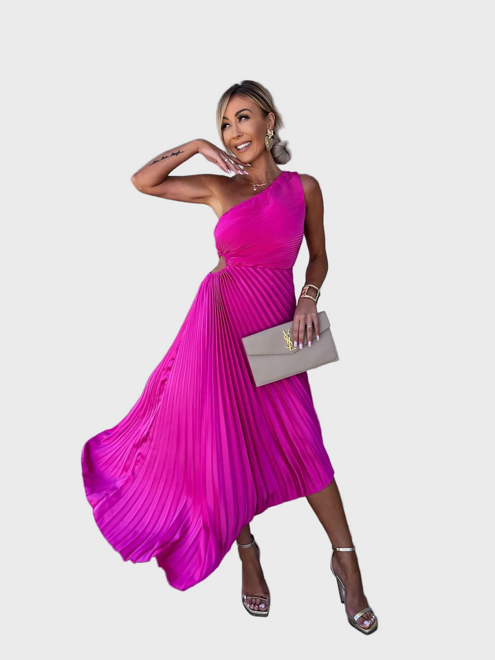 Radiance Pleated Midi Dress Jasmine's Boutique Australia