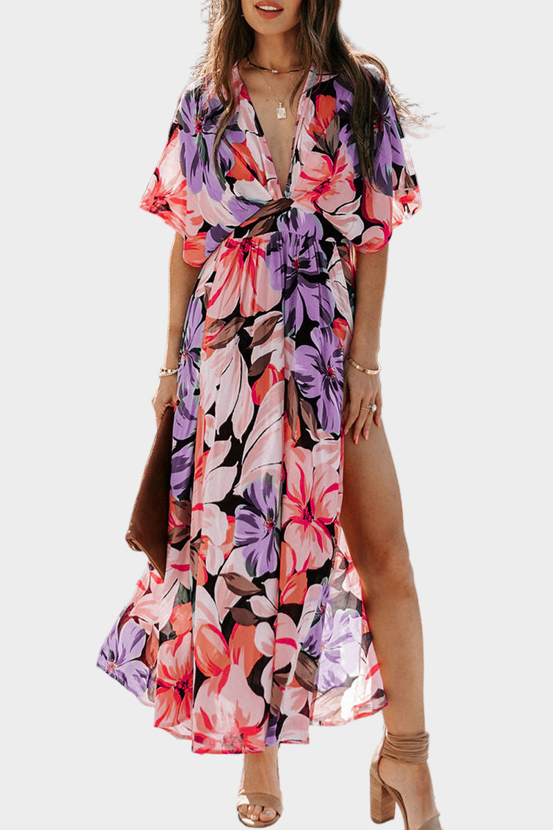 High Slit Neckline Dress Jasmine's Boutique Australia