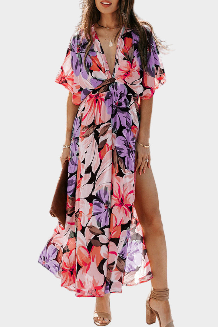 High Slit Neckline Dress Jasmine's Boutique Australia