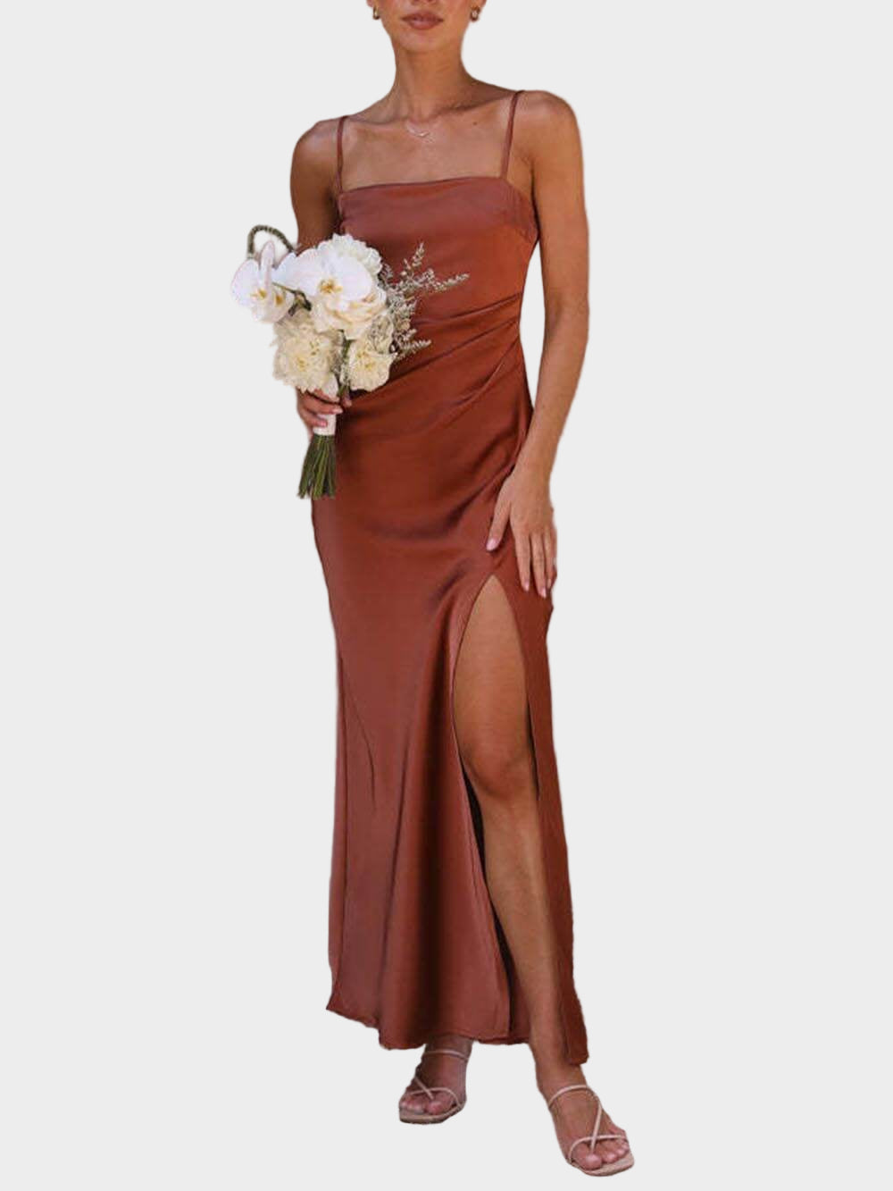 Modern Slit Dress with Garters Jasmine's Boutique Australia