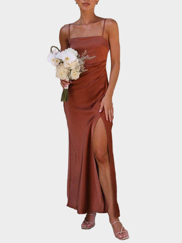 Modern Slit Dress with Garters Jasmine's Boutique Australia