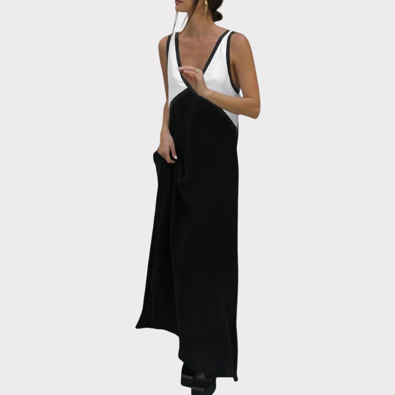 Diamond | Lightweight V-Neck Maxi Dress Liora Lane Boutique