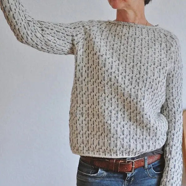 Textured Knit Crew Sweater Jasmine's Boutique Australia