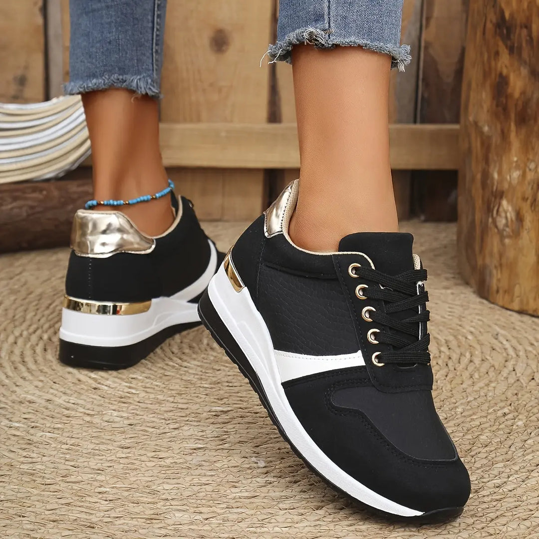 Metallic Accent Sneakers Jasmine's Boutique Australia