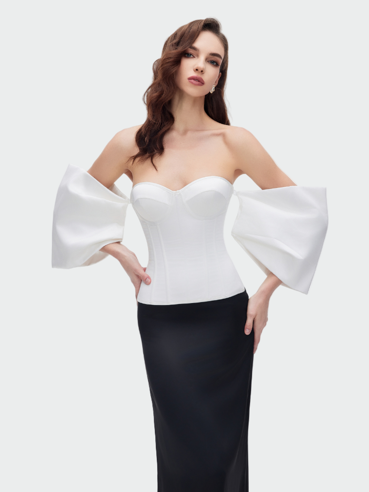 Bellara Statement Sleeve Corset Jasmine's Boutique Australia