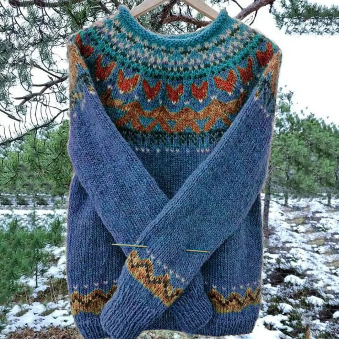 Nordic Bliss Hand-Knit Sweater Jasmine's Boutique Australia