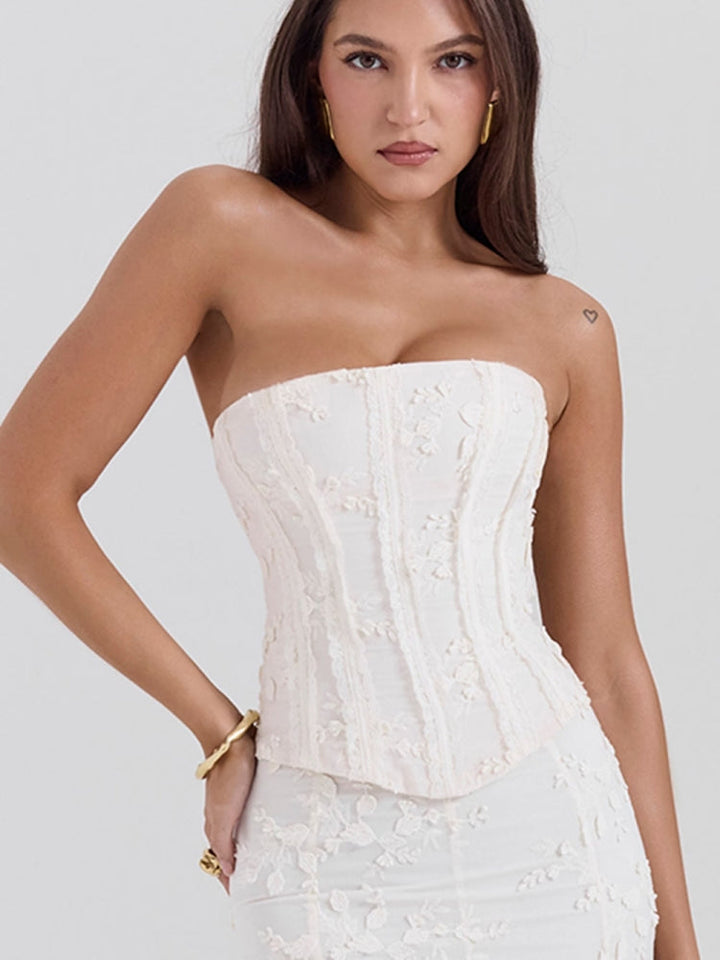 Off Shoulder Embroidered Maxi Dress Jasmine's Boutique Australia