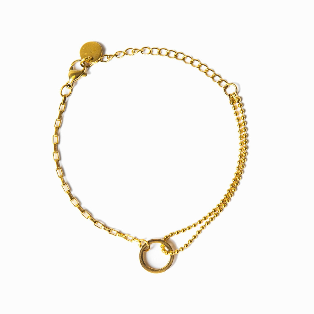 Gold Tennis Bracelet in a Box Jasmine's Boutique Australia