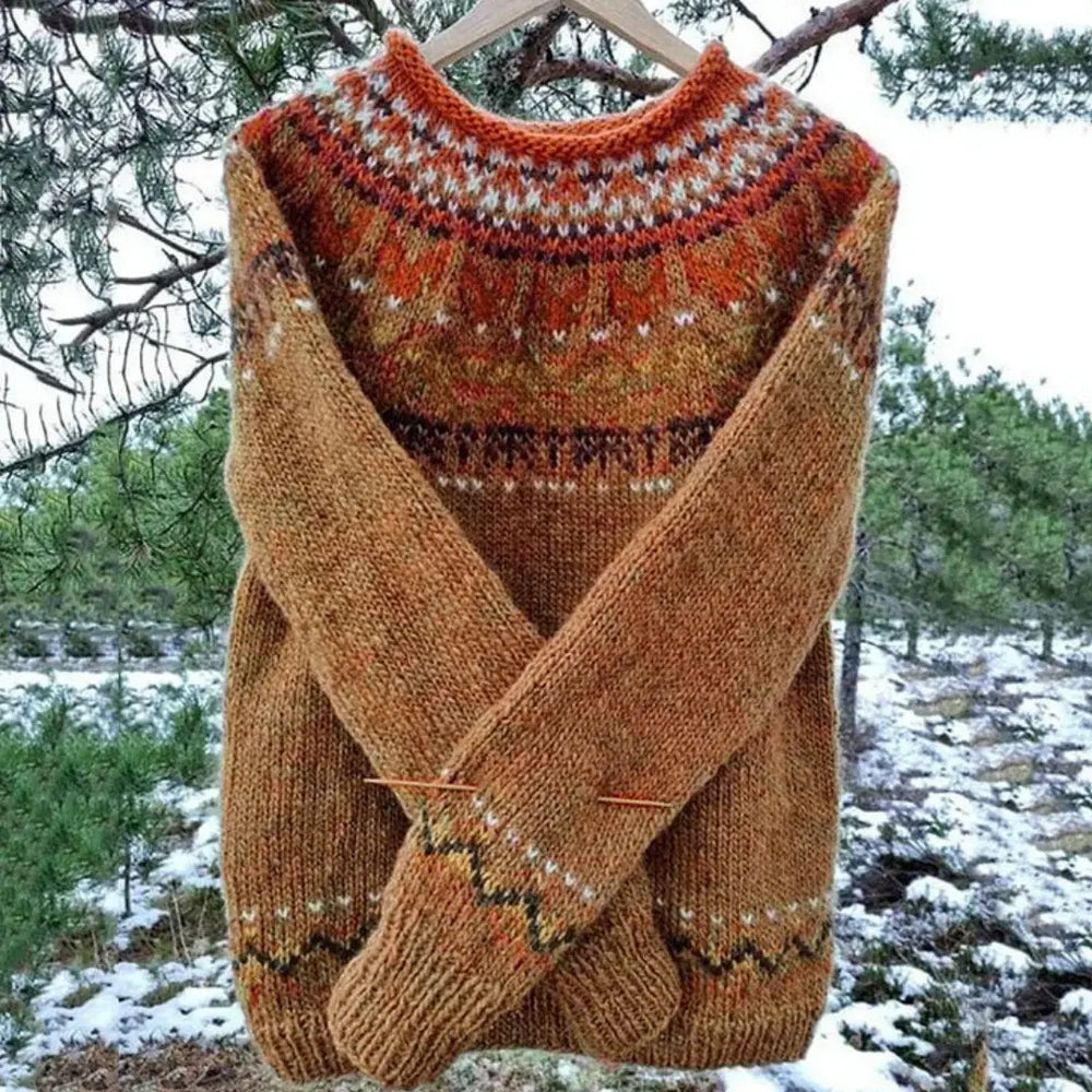 Nordic Bliss Hand-Knit Sweater Jasmine's Boutique Australia