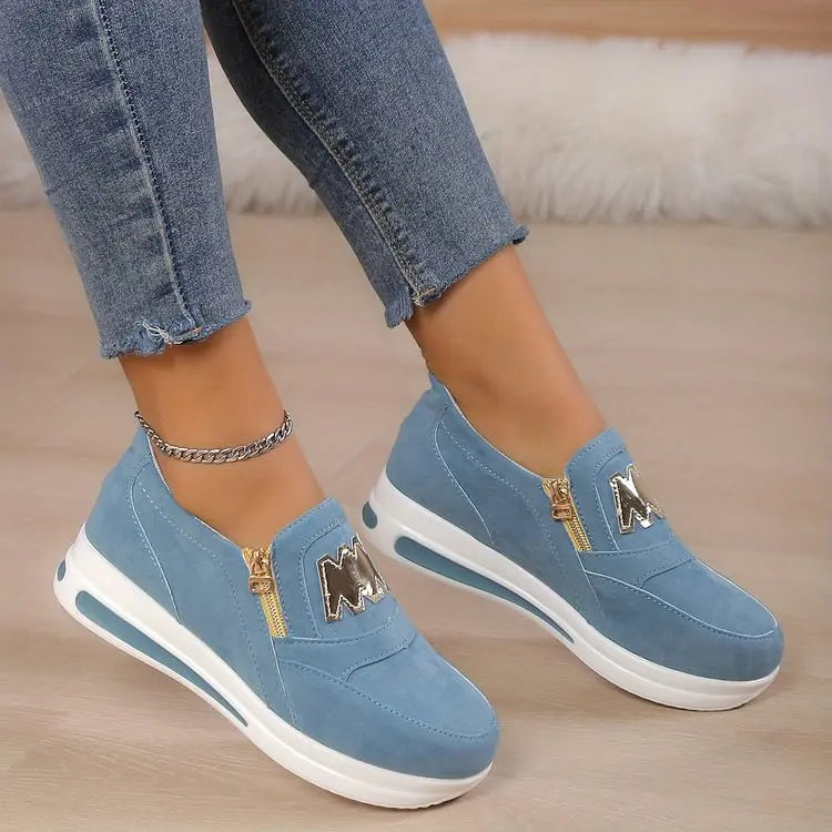 Crimson Edge Slip-On Sneakers  html Copy Edit Jasmine's Boutique Australia